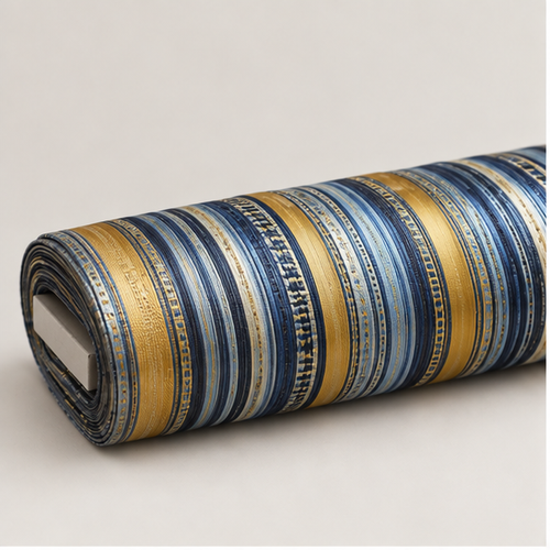 D.002 — Silk Stripe, Blue