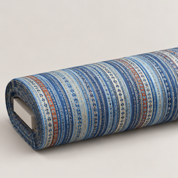 D.003 — Blue Striped Moiré