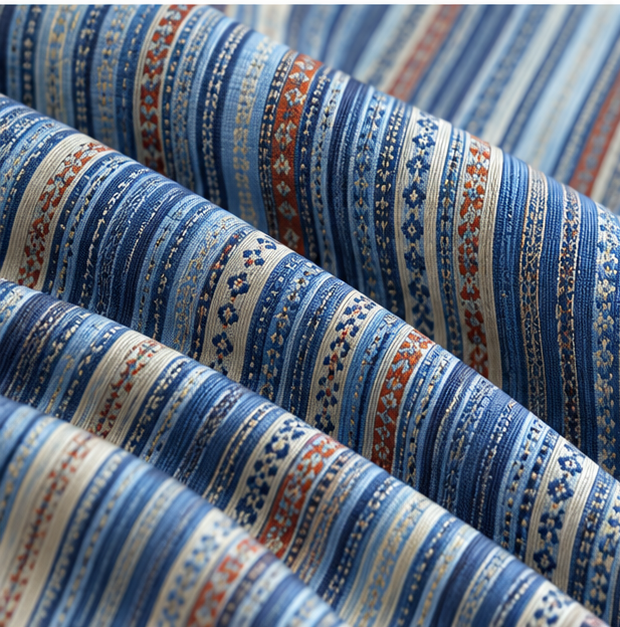 D.003 — Blue Striped Moiré