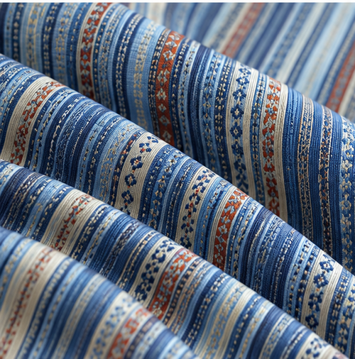 D.003 — Blue Striped Moiré