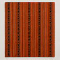 D.001 —Burnt Orange  Ottoman Stripe