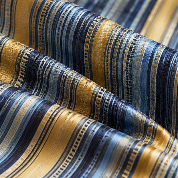 D.002 — Silk Stripe, Blue