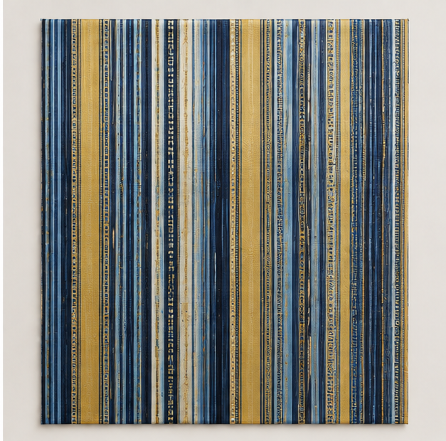 D.002 — Silk Stripe, Blue